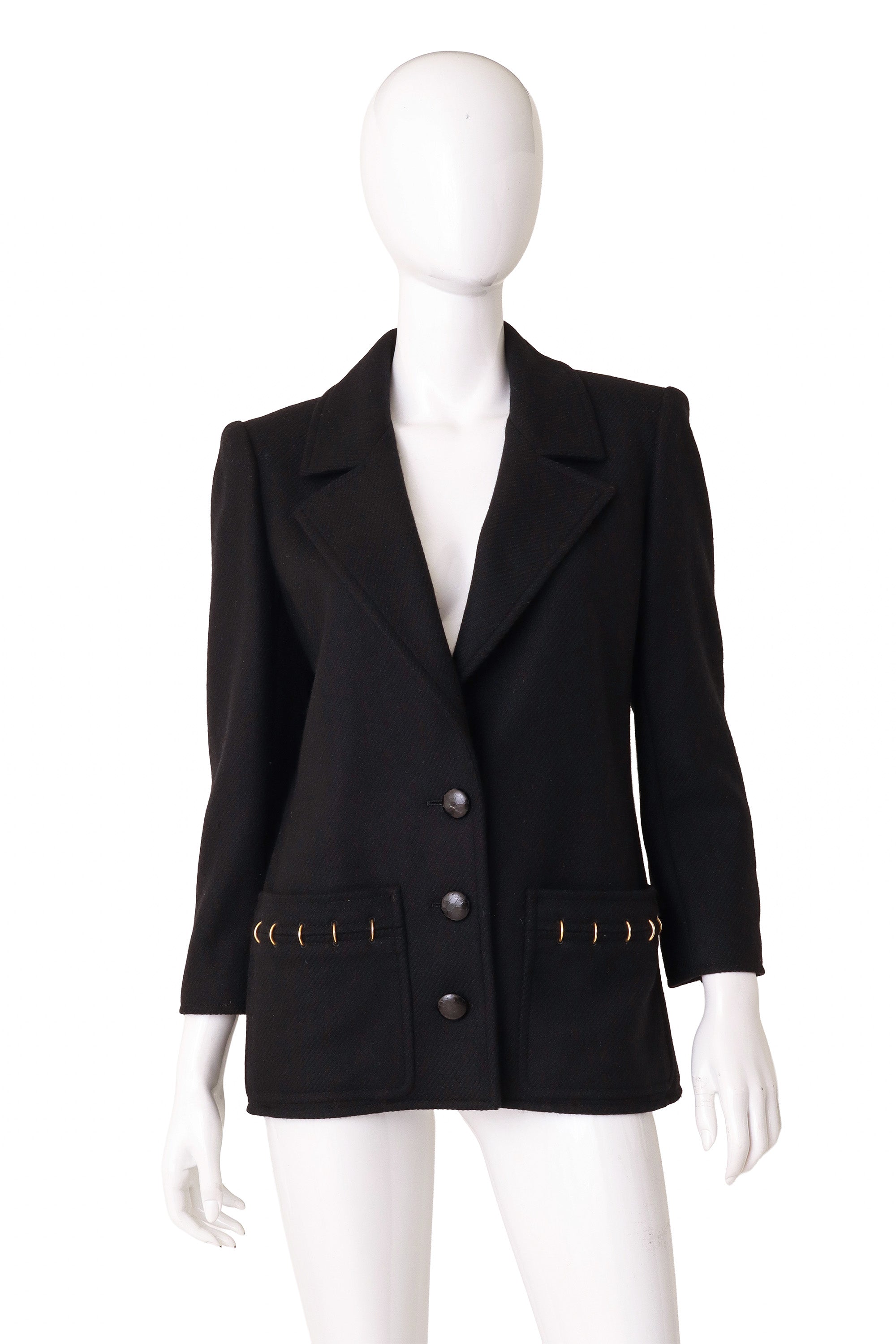 Ring detail blazer by Valentino on mannequin @ Recess LA