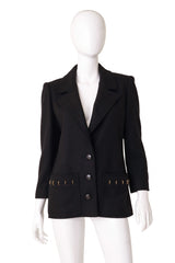 Ring detail blazer by Valentino on mannequin @ Recess LA