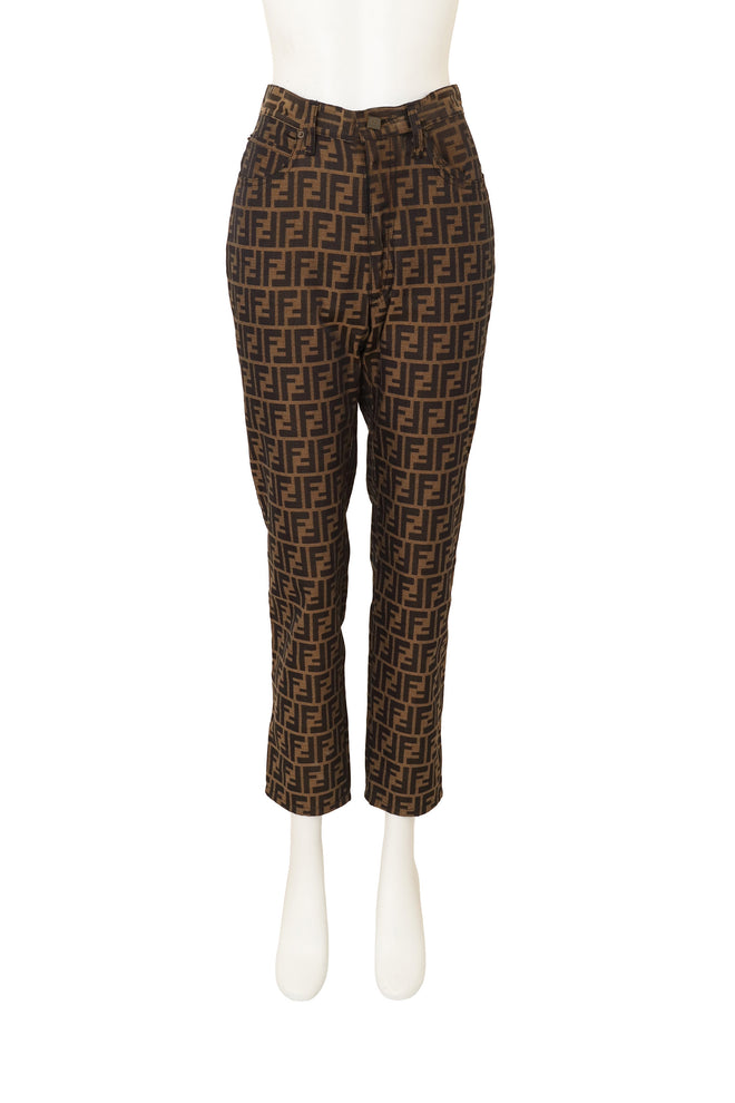 Zucca Monogram Pant II by Fendi on mannequin @ Recess LA