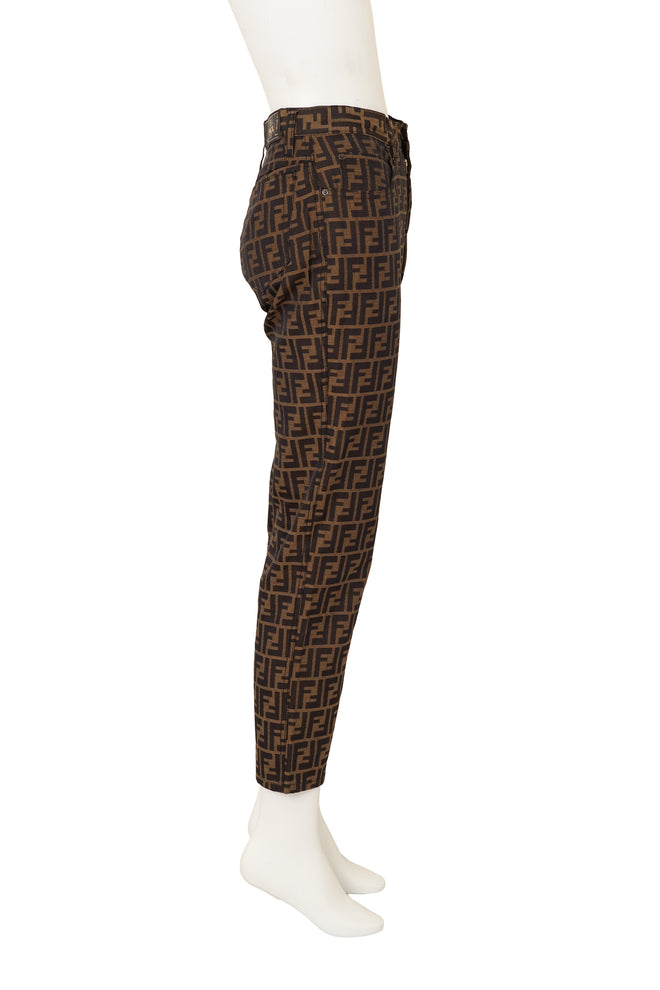 Zucca Monogram Pant II by Fendi on mannequin side @ Recess LA