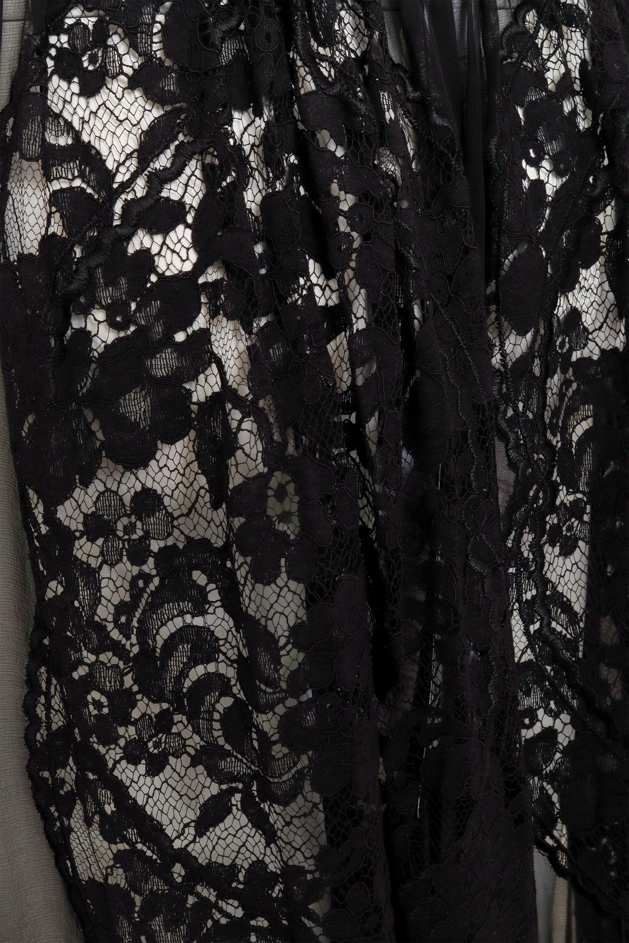 Lace Ballon Pant by Dolce & Gabbana fabric close @ Recess LA
