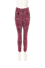Baroque Paisley Velvet Trousers by Dolce & Gabbana on mannequin @ Recess LA