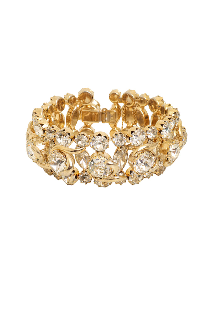 Crystal Swirl Bracelet by Weiss @ Recess LA
