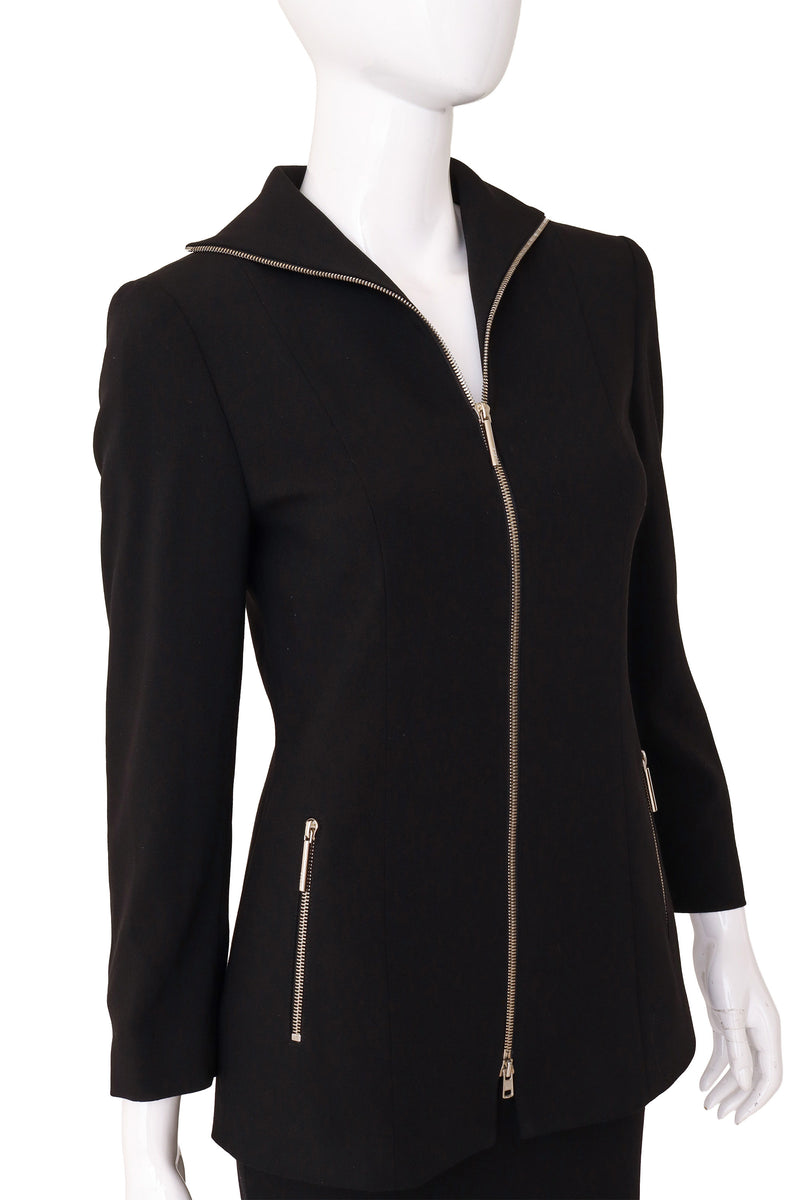  jacket and skirt suit by Mondi on mannequin close @ Recess LA