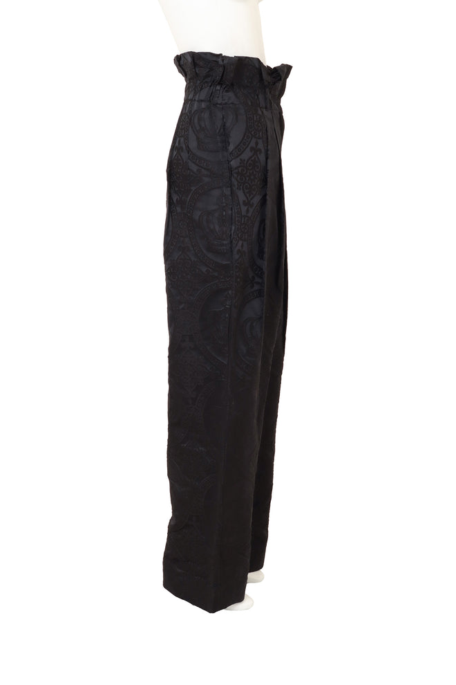 Crown Jacquard Trouser by Dolce & Gabbana on mannequin side @ Recess LA