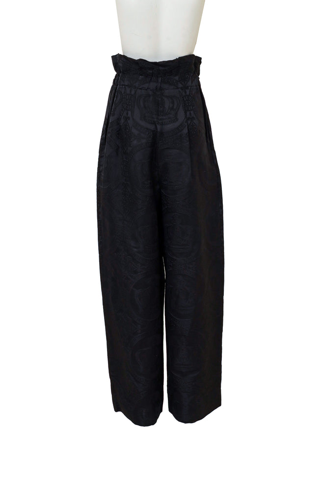 Crown Jacquard Trouser by Dolce & Gabbana on mannequin back @ Recess LA