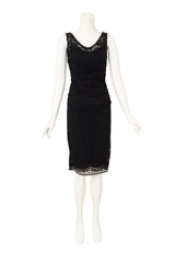 Ruched Lace Cocktail Dress by Dolce & Gabbana on mannequin @ Recess LA