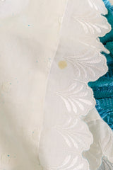 Vintage Ozbek tiered fringe skirt inside lining stain @ Recess LA 