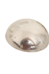Vintage Sterling Domed Button Earrings wear @ Recess LA