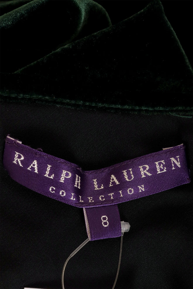 Vintage Ralph Lauren Velvet Maxi Skirt label @ Recess LA