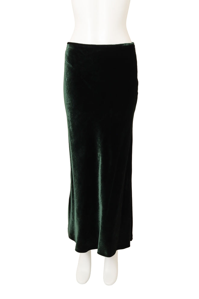 Vintage Ralph Lauren Velvet Maxi Skirt on mannequin @ Recess LA