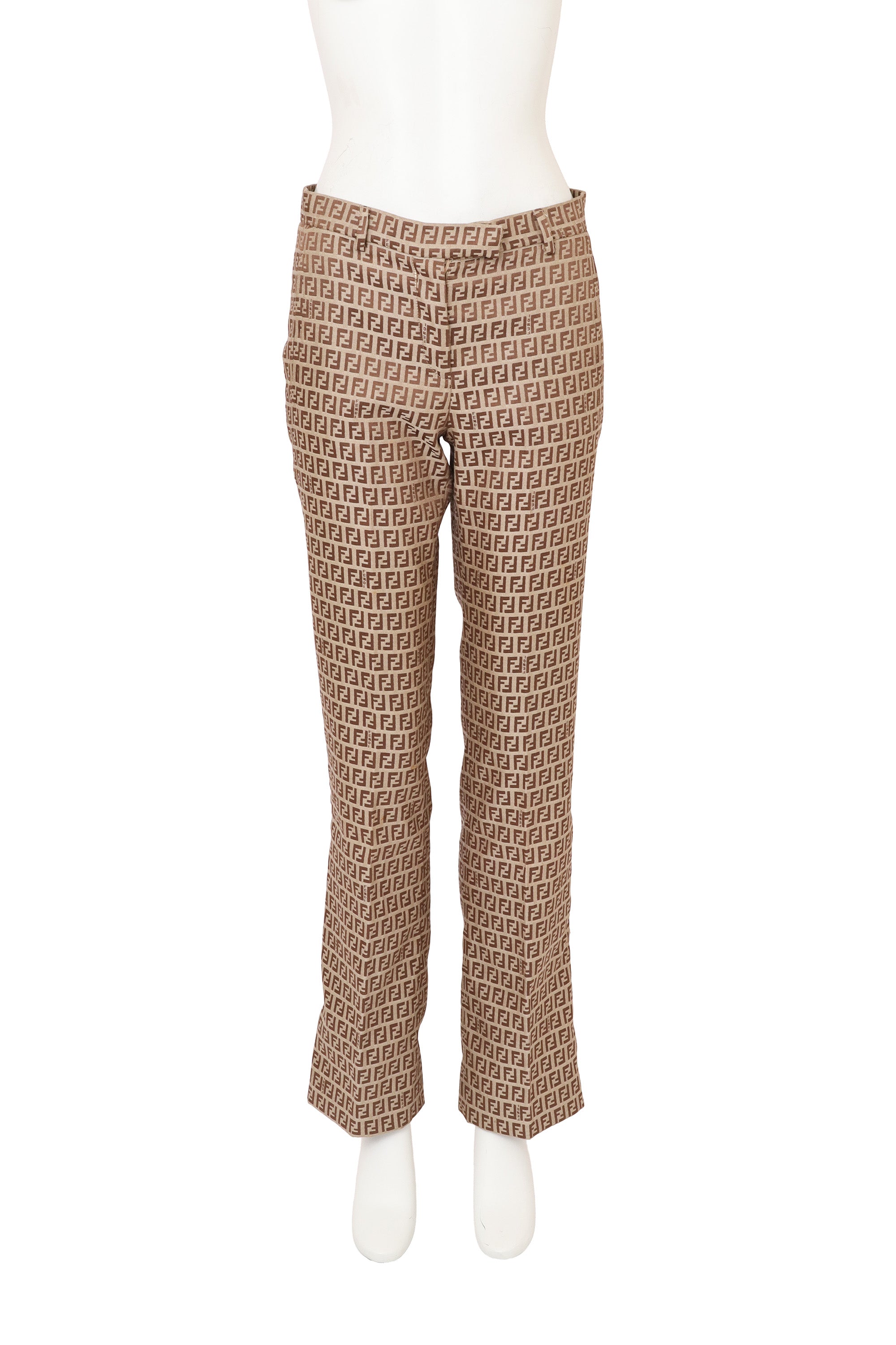 Vintage Fendi Zucca Monogram Slim Trouser on mannequin @ Recess LA