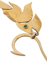 Fish Hook Pendant Necklace by Napier tarnish @ Recess LA