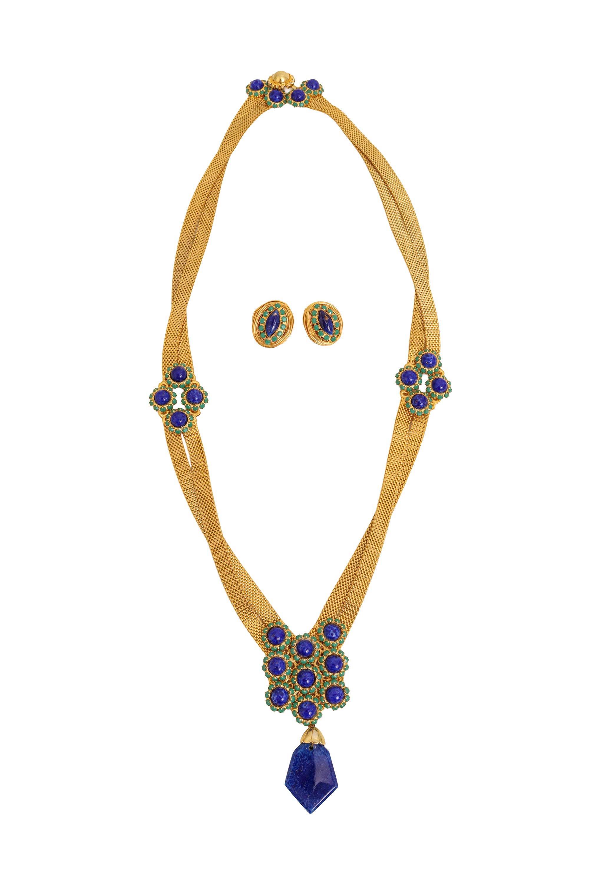 Necklace & Earrings Set by William De Lillo @ Recess LA