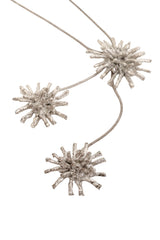 Vintage Linda Hattab Burst Lariat Necklace tarnish @ Recess LA