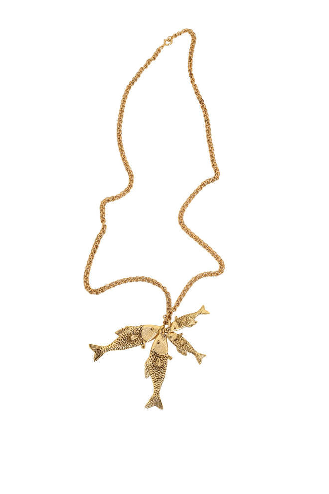Fish Drop Chain Necklace @ Recess LA