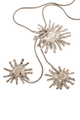 Vintage Linda Hattab Burst Lariat Necklace back @ Recess LA