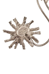 Vintage Linda Hattab Burst Lariat Necklace signature @ Recess LA