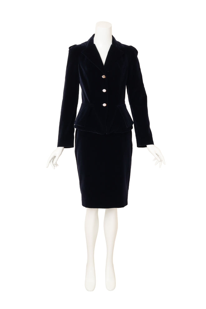 Vintage Vivienne Westwood Velvet Skirt Suit Set @ Recess LA 