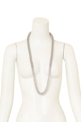 Vintage Crystal Tube Necklace on mannequin @ Recess LA