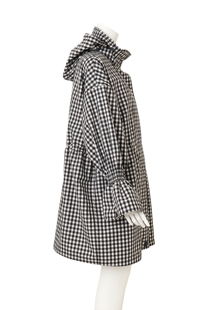 Burberry 2020 S/S Gingham Ruffle Rain Coat side @ Recess LA 