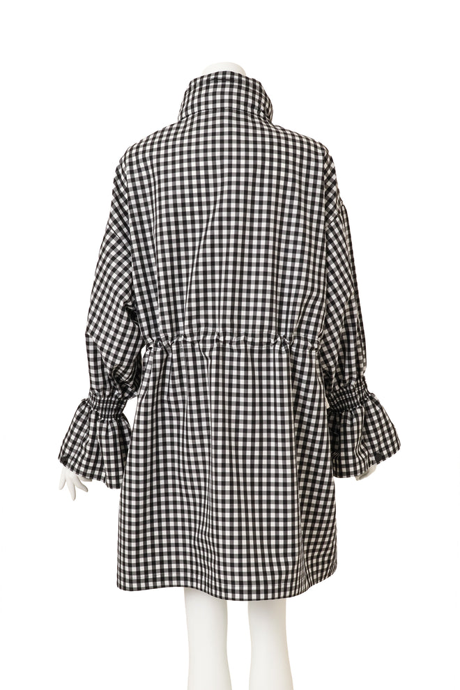 Burberry 2020 S/S Gingham Ruffle Rain Coat back @ Recess LA 