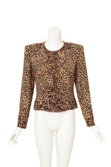 Vintage Emanuel Ungaro Bustier Tank & Jacket Set front @ Recess LA 