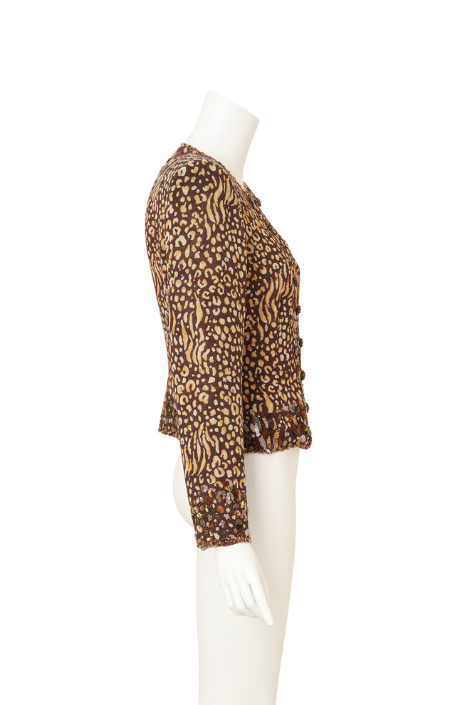 Vintage Emanuel Ungaro Bustier Tank & Jacket Set side @ Recess LA 