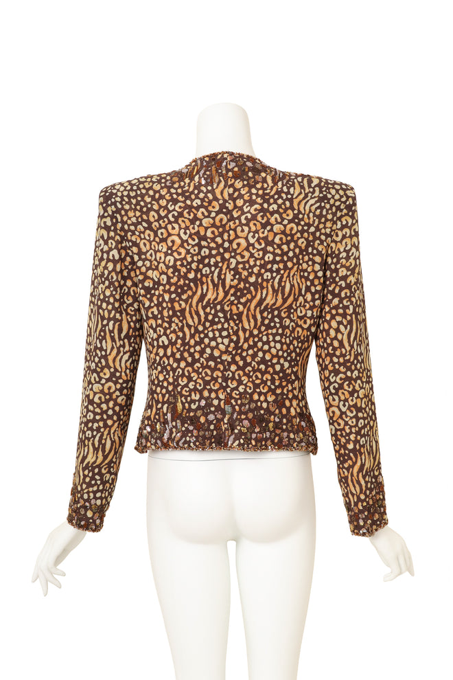 Vintage Emanuel Ungaro Bustier Tank & Jacket Set back @ Recess LA 