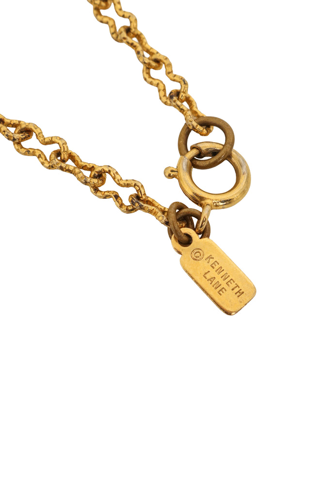 Horn Cowrie Necklace by Kenneth Lane cartouche @ Recess LA
