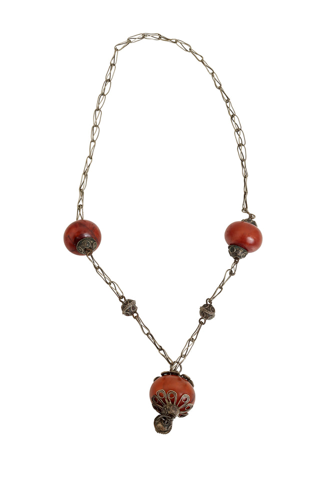 Ornate Lantern Bead Necklace @ Recess LA