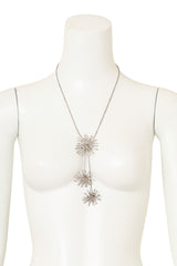 Vintage Linda Hattab Burst Lariat Necklace on mannequin @ Recess LA