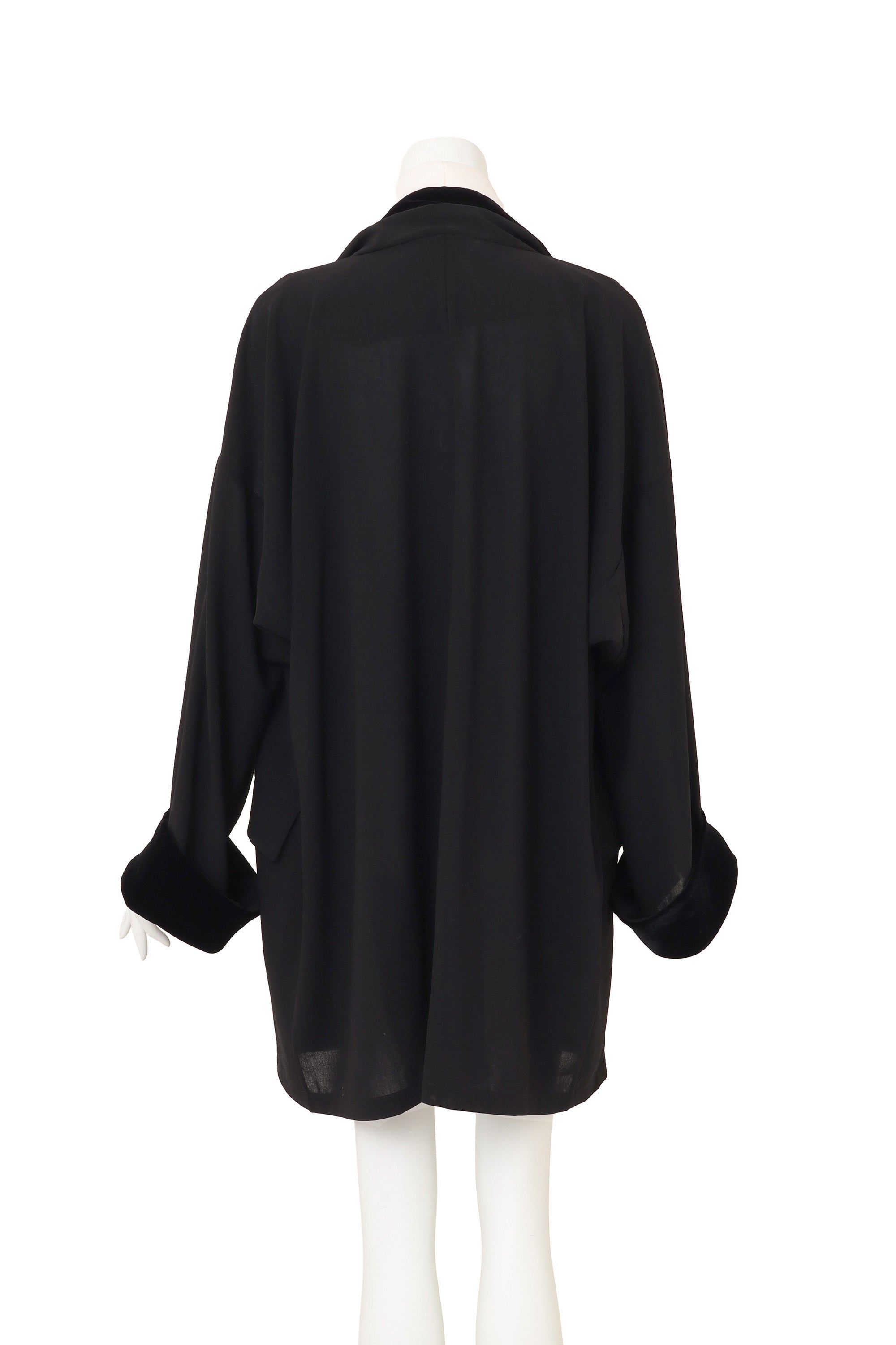 Louis Vuitton Double Lapel Kimono Jacket on mannequin back @ Recess LA