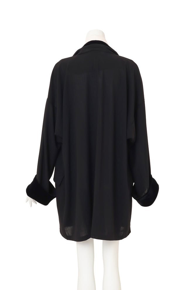 Louis Vuitton Double Lapel Kimono Jacket on mannequin back @ Recess LA