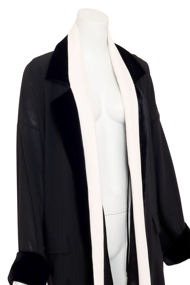 Louis Vuitton Double Lapel Kimono Jacket on mannequin close @ Recess LA