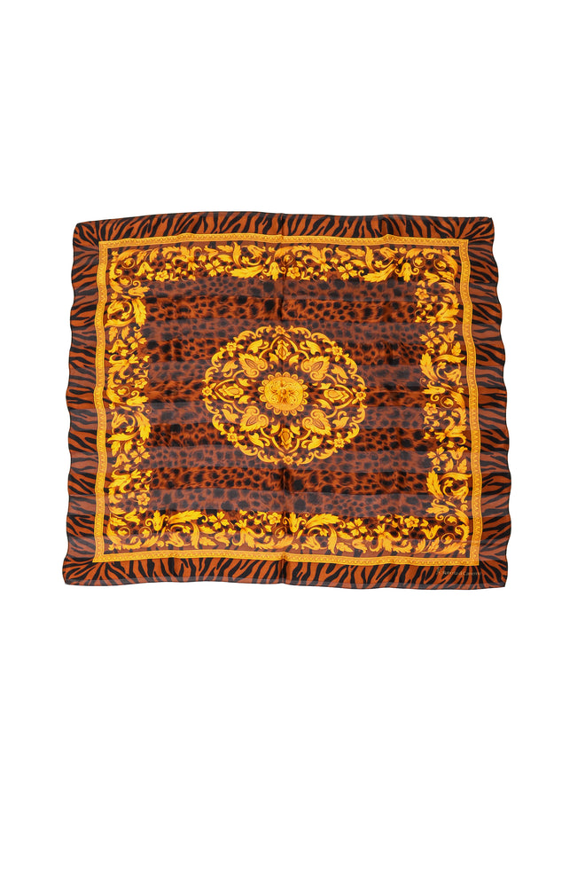 Vintage Roberta Di Camerino Baroque Animal Print Scarf @ Recess LA 