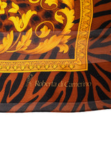 Vintage Roberta Di Camerino Baroque Animal Print Scarf @ Recess LA