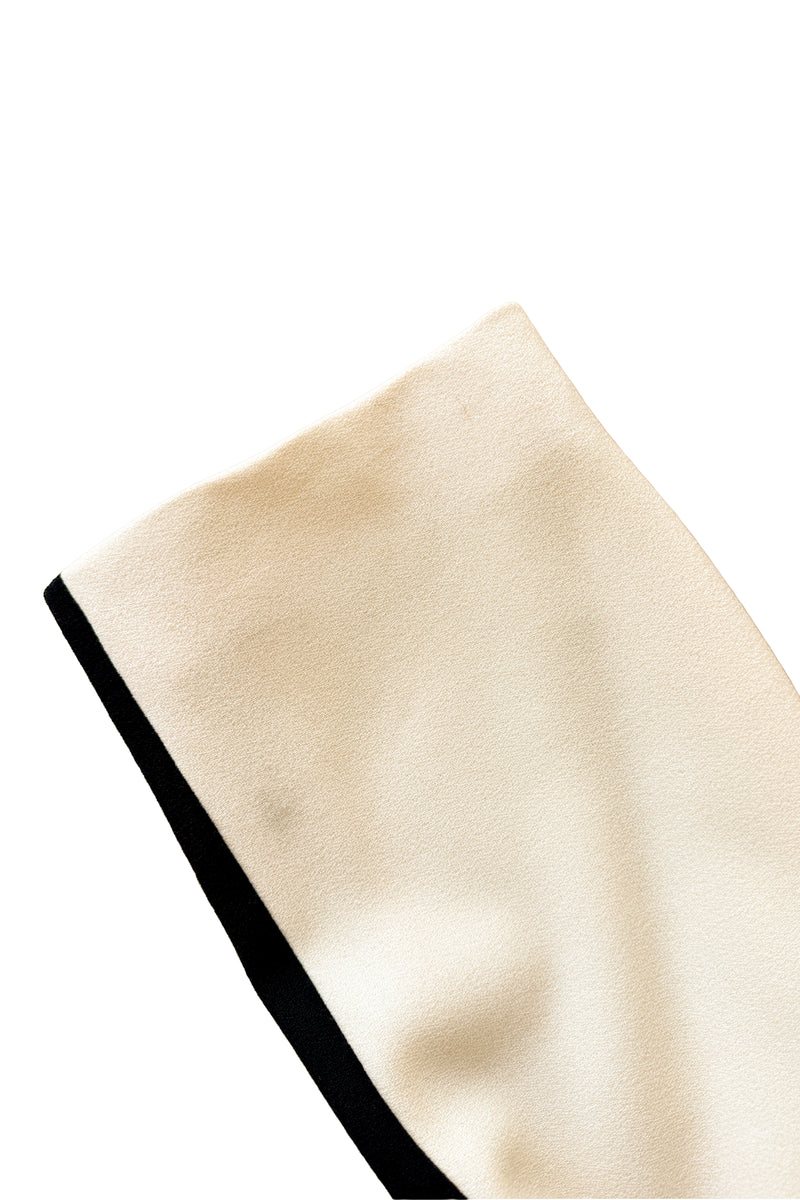 Wool Colorblock jacket by Anne Klein sleeve mark angle 2 @ Recess LA 