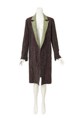 Vintage Fendi Two Tone Trench Duster Jacket open @ Recess LA 