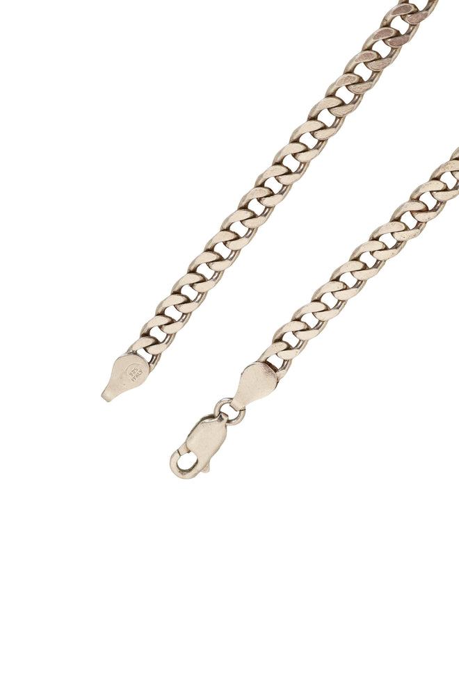 Sterling Wood Scarab Charm Necklace clasp at Recess LA