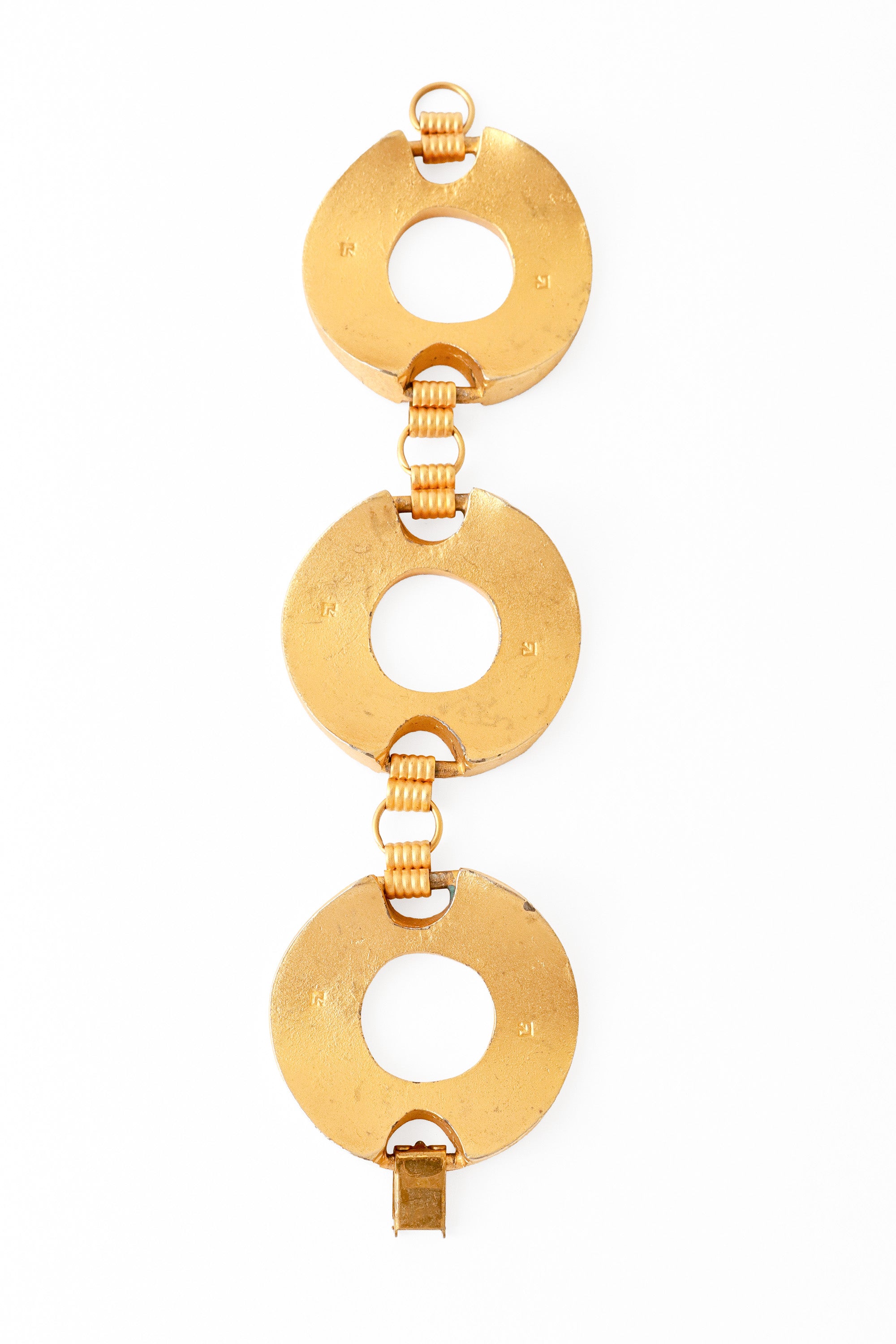 Marled enamel vintage bracelet back @ Recess LA