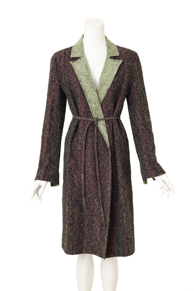 Vintage Fendi Two Tone Trench Duster Jacket @ Recess LA