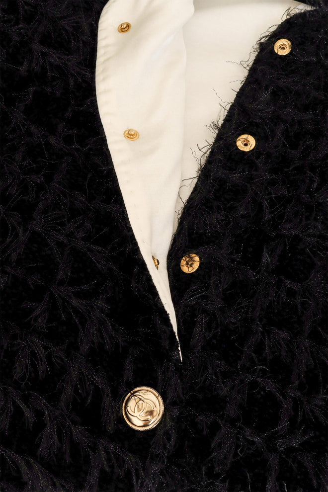  Chanel Eyelash Tweed Jacket close  @ Recess LA