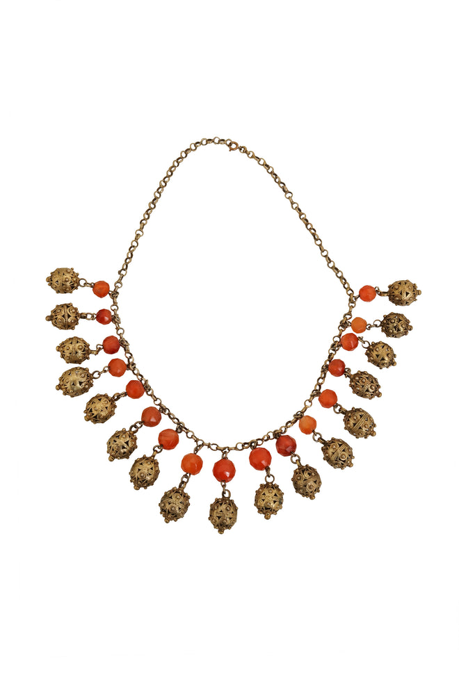 Filigree Ball Charm Collar @ Recess LA