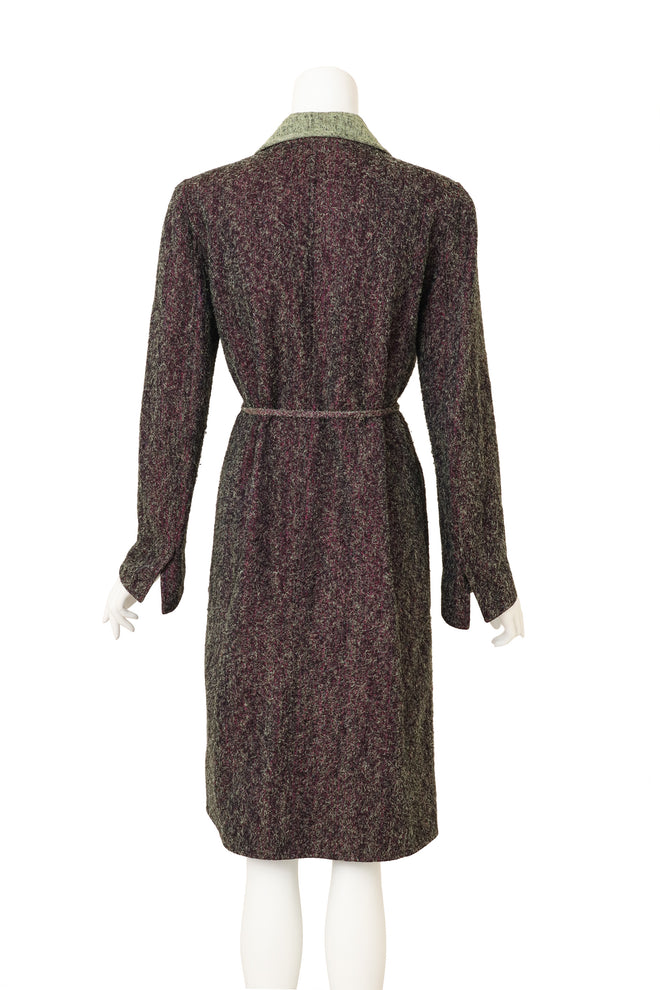 Vintage Fendi Two Tone Trench Duster Jacket back @ Recess LA 