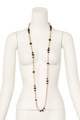 bead chain necklace by Karl Lagerfeld on mannequin long @ Recess LA