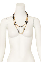 bead chain necklace by Karl Lagerfeld on mannequin doubled @ Recess LA