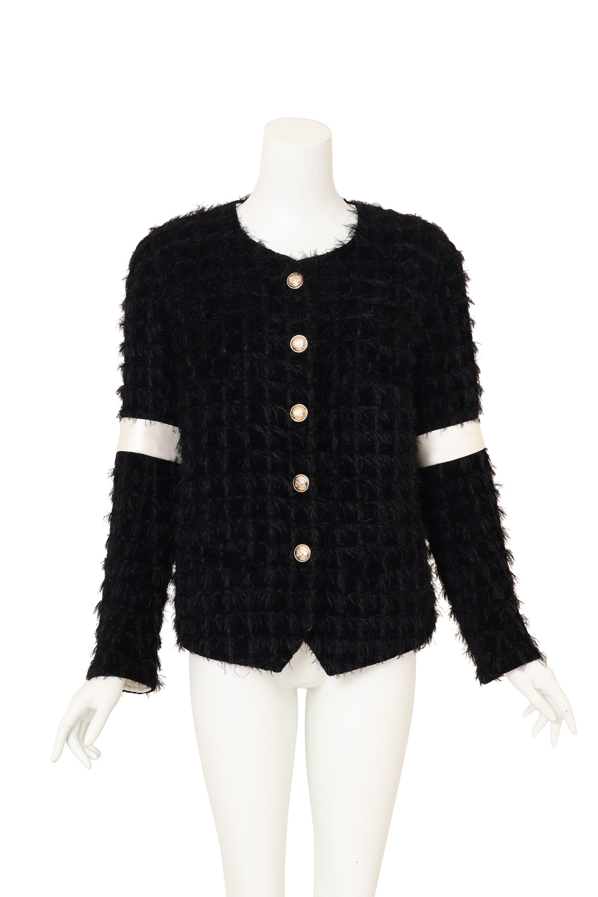  Chanel Eyelash Tweed Jacket on mannequin @ Recess LA