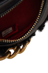 Chanel Shearling Round Vanity Bag serial number @ Recess LA