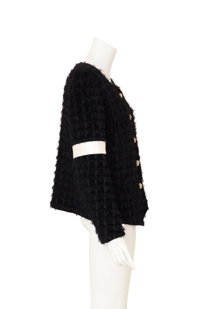  Chanel Eyelash Tweed Jacket on mannequin side @ Recess LA
